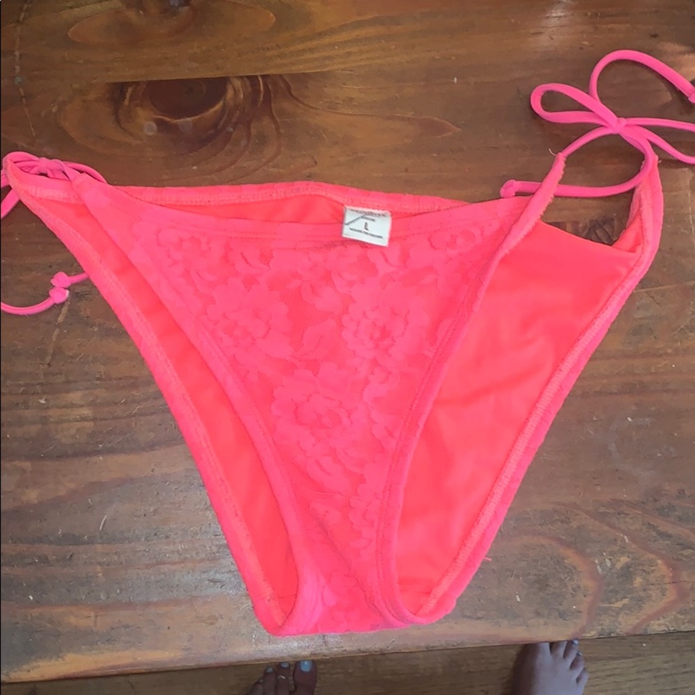 Hollister pink bikini bottoms